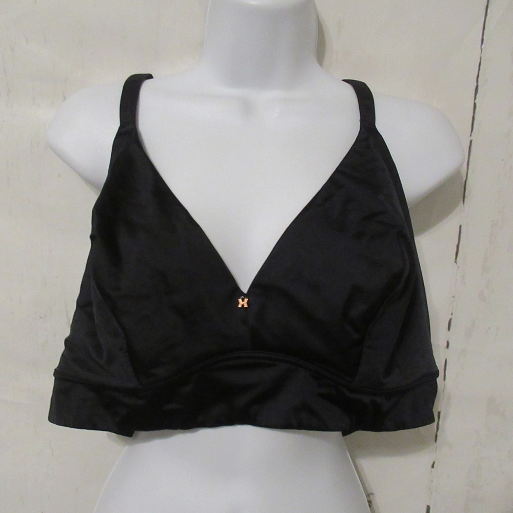 Savage X Fenty Bra 3X Black Bralette Wireless Wire Free Plus Size